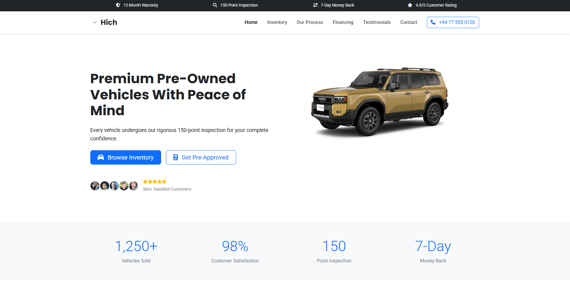 Advanced Car Sale Platform